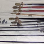 Some of our traditional atlatls and darts!